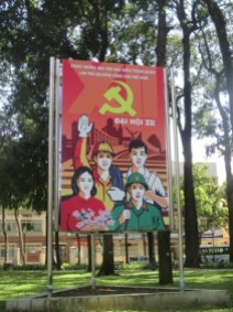 affiche parti communiste Saigon